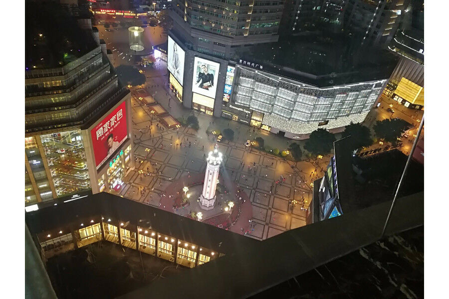 Xana Hotelle Jiefangbei Pedestrian Street Zhongxin Yuzhong Buitenkant foto